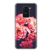 Чехлы с тематикой "ЦВЕТЫ" на Xiaomi Redmi Note 9 (Бутоны)