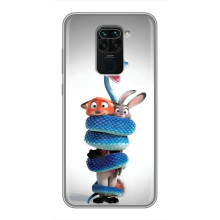 Силіконовий чохол з принтом Зоотрополіс для Xiaomi Redmi Note 9 – Змія Зоо