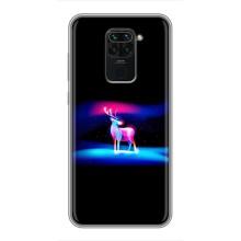 Силіконовий бампер з картинкою звірів для Xiaomi Redmi Note 9 (Яскравий олень)
