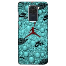 Силиконовый Чехол Nike Air Jordan на Редми Нот 9 – Джордан Найк