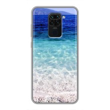 Силиконовый чехол с КАРТИНКАМИ лето для Xiaomi Redmi Note 9 (AlphaPrint) (Море)