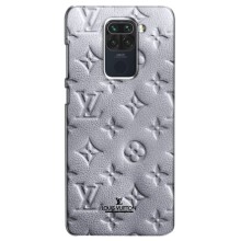 Текстурный Чехол Louis Vuitton для Редми Нот 9 – Белый ЛВ
