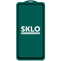 Защитное стекло SKLO 5D (тех.пак) для Xiaomi Redmi Note 9s / Note 9 Pro / Note 9 Pro Max – Черный
