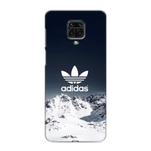 Чехлы Адидас для Xiaomi Redmi Note 9S (AlphaPrint) (Адидас в горах)