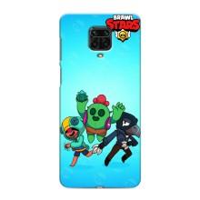 Чехлы Brawl Stars для Xiaomi Redmi Note 9S (AlphaPrint)