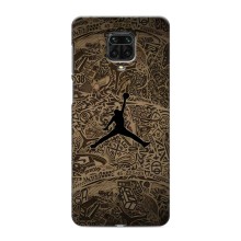 Чехлы для Xiaomi Redmi Note 9S - с картинкой JORDAN (AlphaPrint) (Logo Jordan)