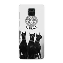 Чехлы VERSACE для Сяоми Редми Ноут 9s (PREMIUMPrint) – Доберман Версаче