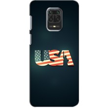 Чехол Флаг USA для Xiaomi Redmi Note 9S – USA