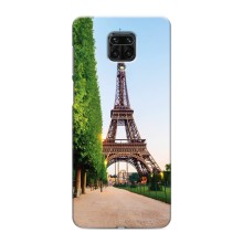 Чехол Эйфелева Башня для Xiaomi Redmi Note 9S - (AlphaPrint) (Дорога в Париж)