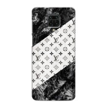 Чехол Стиль Louis Vuitton на Xiaomi Redmi Note 9S (LV на белом)