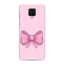 Чехол банты для Xiaomi Redmi Note 9S – Розовый бантик
