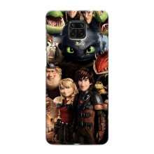 Чохол як приборкати дракона на Xiaomi Redmi Note 9S (Персонажі дракона)