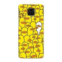 Силиконовый бампер с картинкой животных для Xiaomi Redmi Note 9S (Особенный)