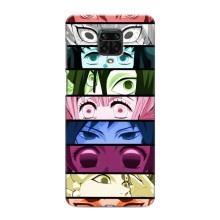 Силіконові чохлі з очіма Anime для Редмі Нот 9с (Очі Хашира)