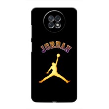 Чехлы для Xiaomi Redmi Note 9T - с картинкой JORDAN (AlphaPrint) (Jordan Gold)