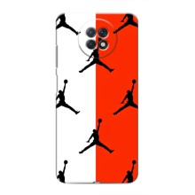Чехлы для Xiaomi Redmi Note 9T - с картинкой JORDAN (AlphaPrint) (Лого Джордан)