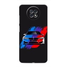 Чехол BMW для Сяоми Редми Ноут 9Т – Цветная БМВ