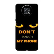 Чехол с Прикольным принтом на Xiaomi Redmi Note 9T (Не трогай мой телефон)