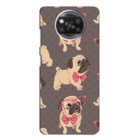 Чехол (ТПУ) Милые собачки для Xiaomi Redmi Note 9T – Собачки Мопсики