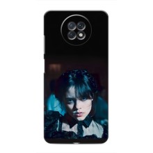 Чехлы Венсдей на Xiaomi Redmi Note 9T Уэнсдей (AlphaPrint) (взгляд Уэнздей)