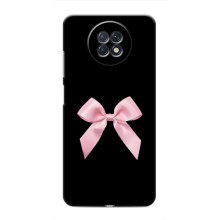 Чехол банты для Xiaomi Redmi Note 9T – Бант на черном