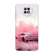 Чехол с авто Порше для Xiaomi Redmi Note 9T – Розовый Порше