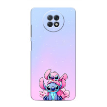 Чехол с рисунком Стич для Xiaomi Redmi Note 9T – Энджл и Стич
