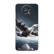 Чехол с мемом Тралалело тралала на Xiaomi Redmi Note 9T (Бомбардини гусини)