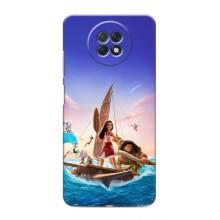 Чехол с мультфильмом Моана Xiaomi Redmi Note 9T – Моана и Мауи