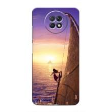 Чехол с мультфильмом Моана Xiaomi Redmi Note 9T – Моана в море