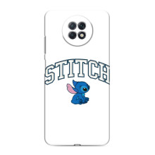 Чехол с принтом Стич на Xiaomi Redmi Note 9T – Стич лого