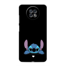 Чехол с принтом Стич на Xiaomi Redmi Note 9T – Стич на черном