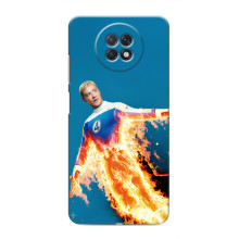 Чехол с принтом Фантастическая четверка для Xiaomi Redmi Note 9T – Человек-Факел