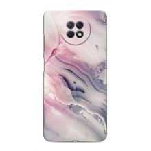 Мраморный чехол на Xiaomi Redmi Note 9T (VPrint) (Пурпурный Мрамор)