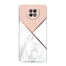 Мраморный чехол на Xiaomi Redmi Note 9T (VPrint) (Тройной мрамор)