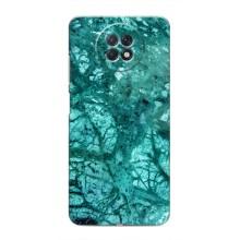 Мраморный чехол на Xiaomi Redmi Note 9T (VPrint) (Зеленый мрамор)