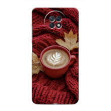 Чохол з унікальним дизайном 'Осінь з кавою' для Xiaomi Redmi Note 9T – Кава на ковдрі