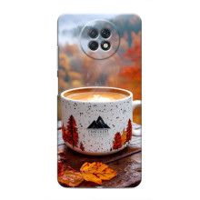 Чохол з унікальним дизайном 'Осінь з кавою' для Xiaomi Redmi Note 9T – Кава на природі
