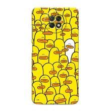 Силиконовый бампер с картинкой животных для Xiaomi Redmi Note 9T (Особенный)