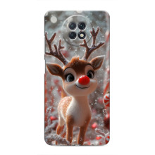 Яркий чехол для Xiaomi Redmi Note 9T с Зимними Оленятами