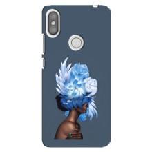 Чехлы (ART) Цветы на Xiaomi Redmi S2 (VPrint) (Цветы на голове)