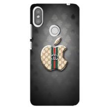 Чохли  GUCCI для Сяомі Редмі С2 (AlphaPrint) (Apple gucci)