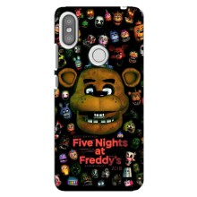 Чехлы Пять ночей с Фредди для Редми С2 – Freddy