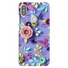 Чехлы с Цветами для Xiaomi Redmi S2 (VPrint) (Цветочный дизайн)