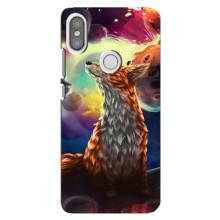 Чохли з картинкою Лисичка для Xiaomi Redmi S2 (VPrint) (Лисичка в космосі)