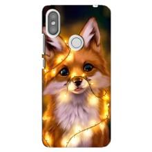 Чохли з картинкою Лисичка для Xiaomi Redmi S2 (VPrint) (Лисичка в гірляндах)