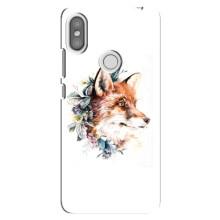 Чохли з картинкою Лисичка для Xiaomi Redmi S2 (VPrint) (Лиса в квітах)