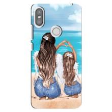 Чохол з друком для Xiaomi Redmi S2 - (Мама з дитинкою) (AlphaPrint) (Мама з донькою)