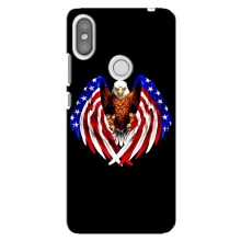 Чохол Прапор USA для Xiaomi Redmi S2 (Крила США)