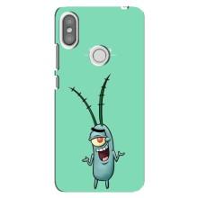 Чехол Губка Боб для Редми S2 – Персонаж Планктон